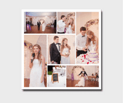 Personalised Photo Collage Framed Canvas – 4 to 15 Pictures