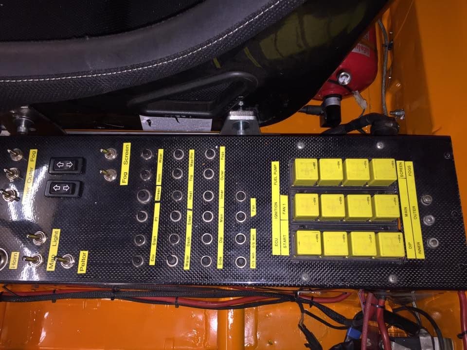 BMW Mini Carbon Switch Panel. RT0561/ZI