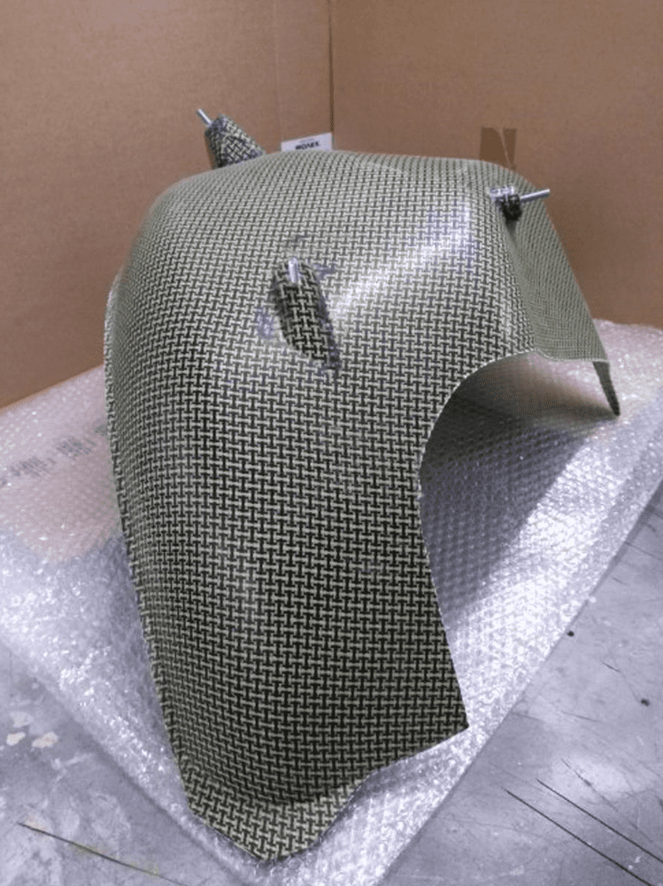 BMW WRC Mini Countryman Epoxy Hybrid Front Arch Liner L/H. RT1958/BM