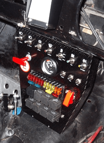 Ford Escort Mk 2 Carbon Centre Console. RT0105/FI