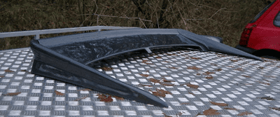 Manta 3 Piece Carbon Rear Spoiler. RT1495/VE