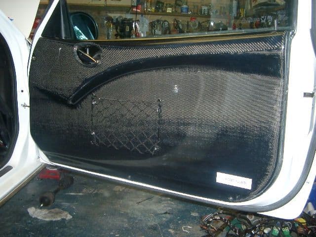 MG ZR GRP/Carbon Door Card R/H. RT0554/ZI