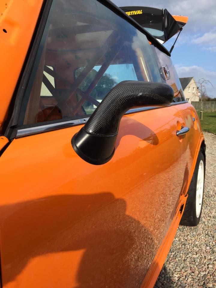 Mini BMW Mirrors Carbon (Polyester Infused)