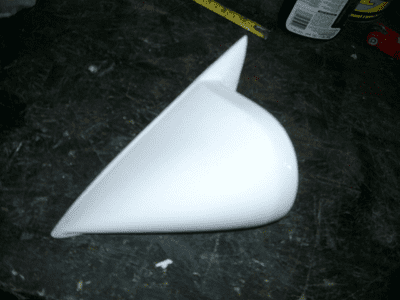 Mitsubishi Evo 4-6 Gp A GRP Mirror L/H. RT0067/ME