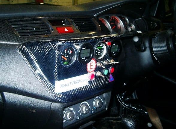 Mitsubishi Evo 7/8/9 GT Centre Dash Panel Carbon