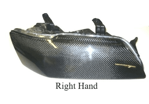 Mitsubishi Evo 7/8/9 Headlamp Covers Carbon