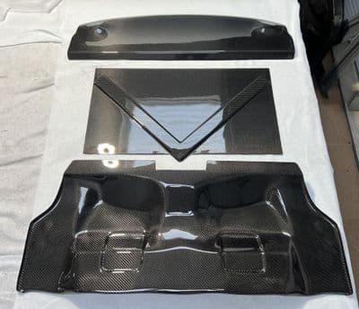 Mitsubishi Evo 7/8/9 Rear Seat Delete Kit Carbon