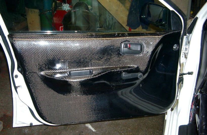 Mitsubishi Evo 8 Carbon Doorcard  L/H/F. RT0634/MI