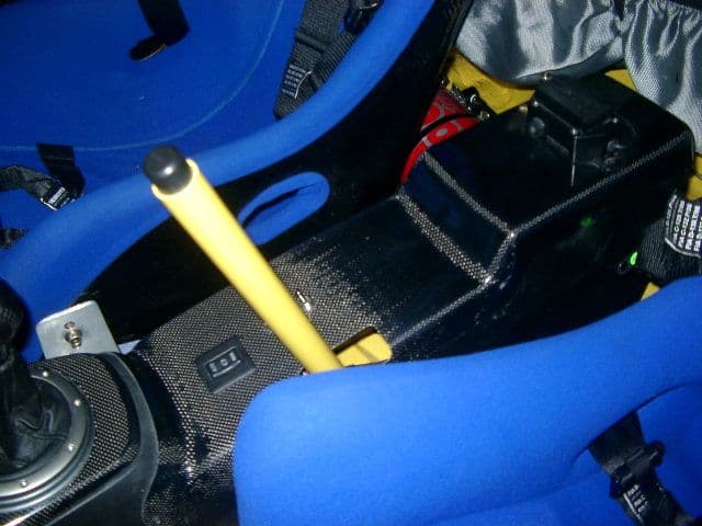 Mitsubishi Evo 9 GT Carbon Hydraulic Handbrake Cover. RT0711/MI