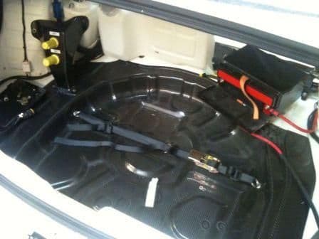 Mitsubishi Evo X Carbon boot liner. RT1315/MI