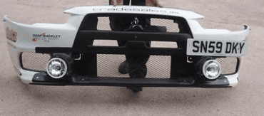 Mitsubishi Evo X Carbon corner pod L/H. RT1186/ME