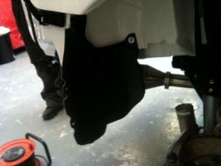 Mitsubishi Evo X Rear Bumper Guard Twintex R/H. RT1138/MU