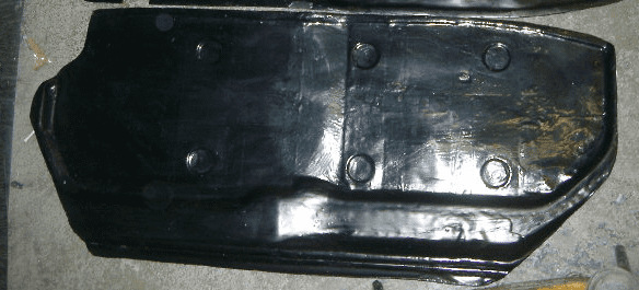 Porsche 911 Epoxy Kevlar Floor Guard L/H. RT1359/ZP