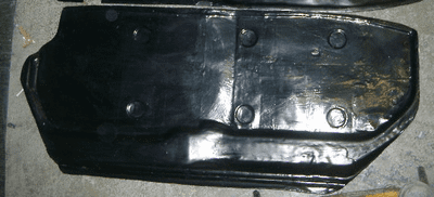 Porsche 911 Epoxy Kevlar Floor Guard L/H. RT1359/ZP