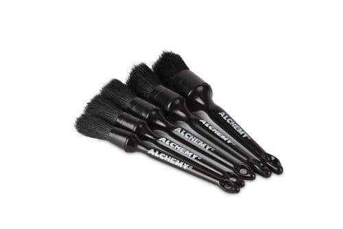 Alchemy Detailing Brush Set Ideal Interior or Exterior Cleaning Five Brush Set