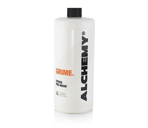 Alchemy Grime Citrus Pre-Wash 1 Litre WITH SPRAYER, Even Used For APC Interior