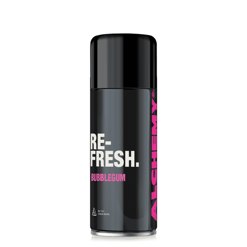Alchemy Re-Fresh Odour Bomb - Bubblegum Scent - 150ml Aircon Attacking Bacteria