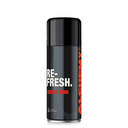 Alchemy Re-Fresh Odour Bomb - Cherry Scent - 150ml Aircon Attacking Bacteria