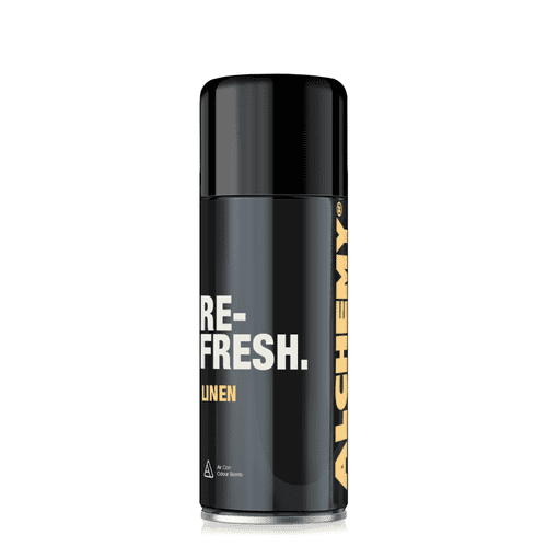 Alchemy Re-Fresh Odour Bomb - Linen Scent - 150ml Aircon Attacking Bacteria