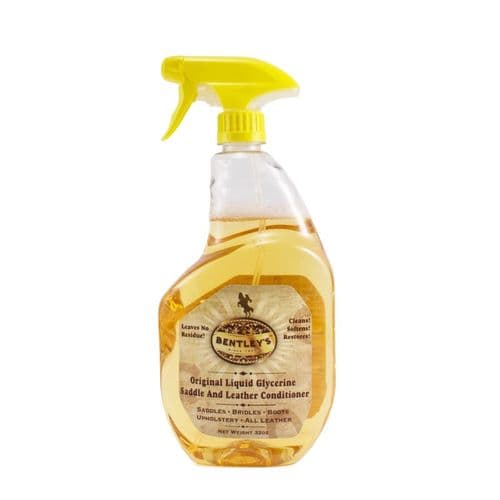 Bentley's Original Liquid Glycerine Leather Conditioner 32oz cleans, softens & Restores