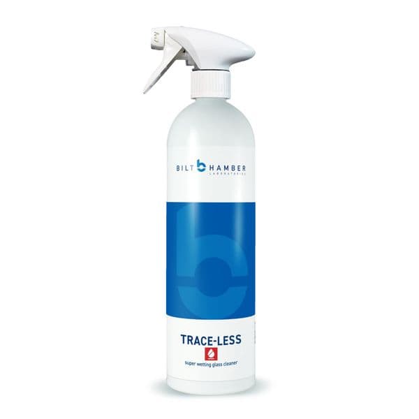 Bilt Hamber TRACE-LESS, Super Wetting Glass Cleaner 1L - with Waffle Weave Cloth Included