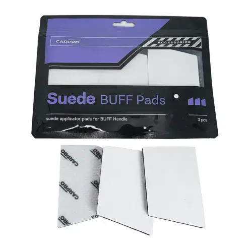 CarPro Buff 3 Suede Pads For A Smoother Ceramic Coating Experience