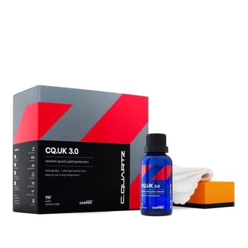 CarPro CQUK 3.0 – 30ml - Exclusive New 70% SiO2 With 99.9% Purity Formula Ceramic