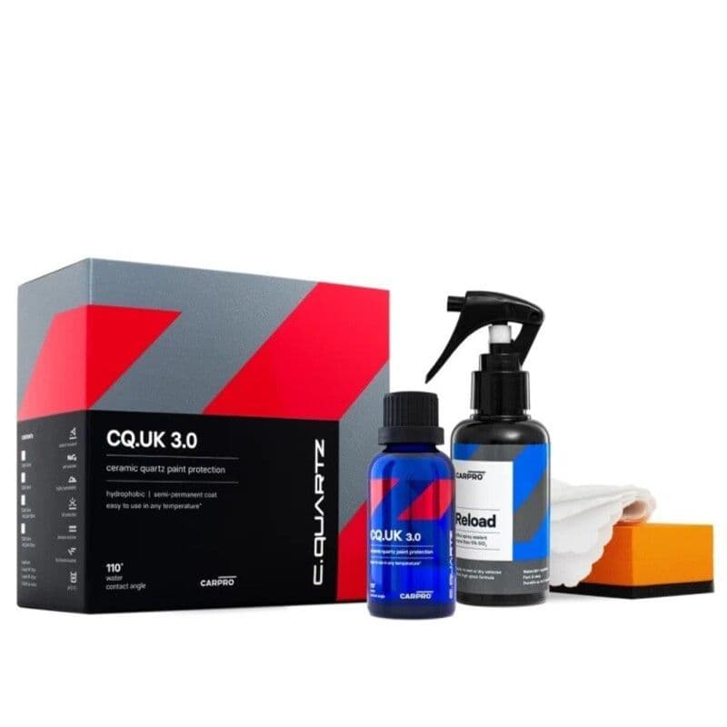 CarPro CQUK 3.0 – 30ml - KIT Exclusive New 70% SiO2 With 99.9% Purity Formula