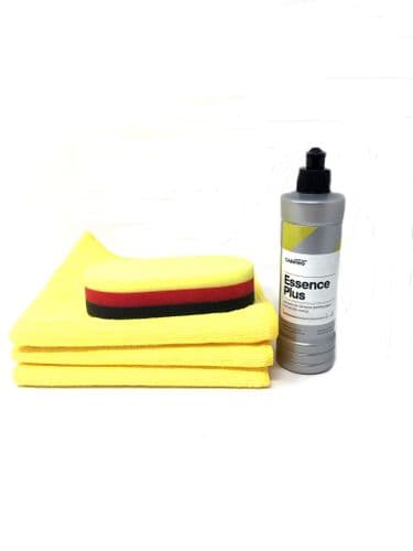 Carpro Essence Plus 250ml Top Coat Non-Abrasive Hydrophobic, Applicator & Cloths