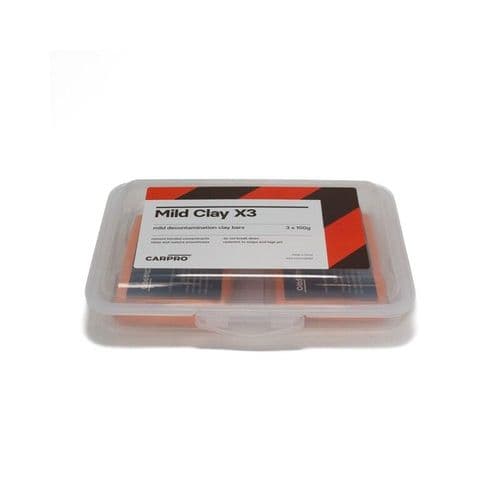 CarPro MILD Clay Bars - 3 Pack, Mild Decontamination Clean & Restore Smoothness