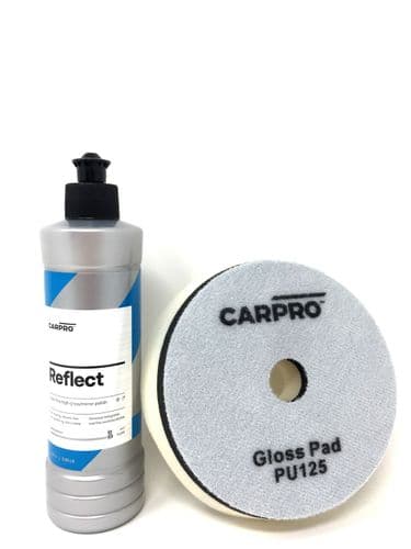Carpro Reflect Super Fine High Gloss Finishing Polish 250ml + 125mm Gloss pad