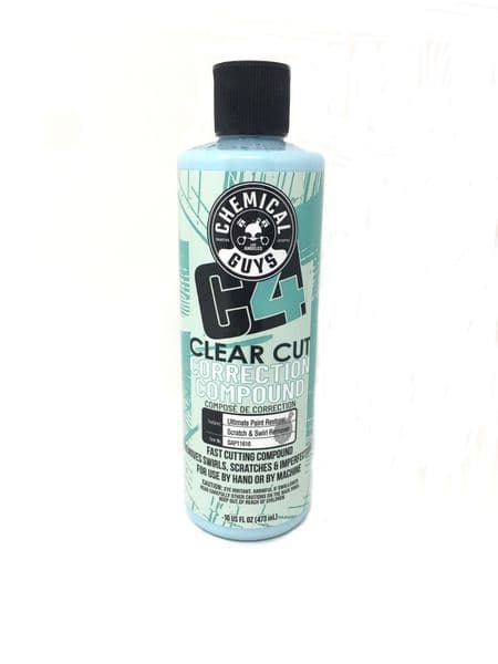 Chemical Guys C4 Clear Cut Correction Compound 473ml Ultimate Paint Restorer