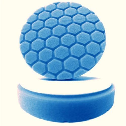 Chemical Guys Hex Logic Finishing Pad Glaze/Polish, Blue 5" DA Rotary