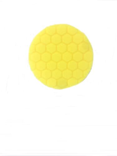 Chemical Guys Hex Logic Heavy Cutting Pad - Yellow - 5" - BUFX_101HEX5