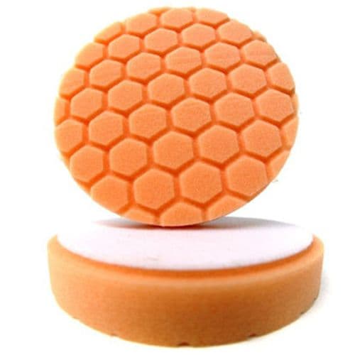 Chemical Guys Hex Logic Orange 5" Medium/Heavy Cutting Pad