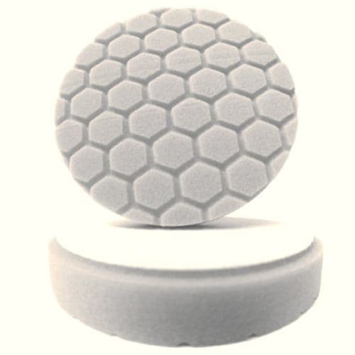 Chemical Guys Hex Logic White Medium Light Polishing Pad 5" BUFX_104HEX5