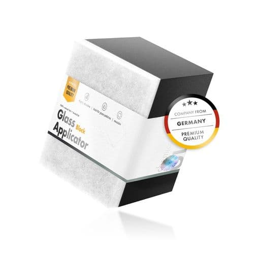 chemicalworkz Glass Applicator Block Flawless Glass Polishing, High-Quality Felt