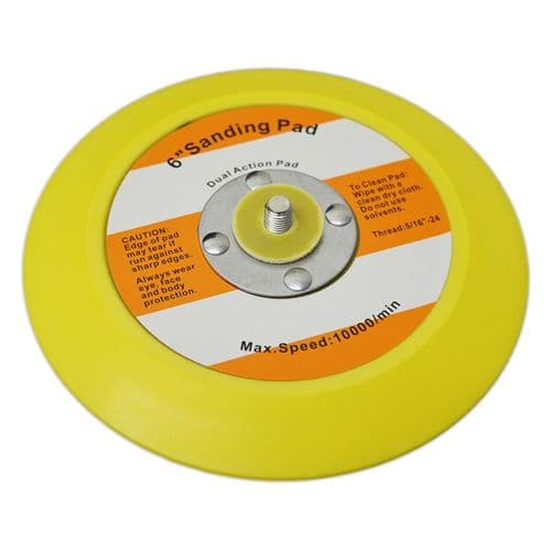 Dual Action Backing Plate 6 Inch Flexible Backing Plates Minimize Heat transfer