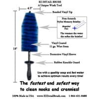 EZ Detail Wheel Brush 18