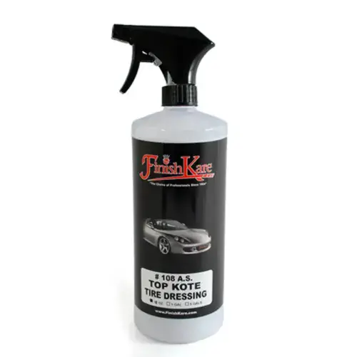 Finish Kare Top Kote Tyre Dressing - 32oz Anti-Static Protectant, Non Greasy