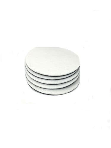 Flexipads 135mm 5" Rayon Glass Polishing High Resistance Pad 46009 - 1 Pack of 5