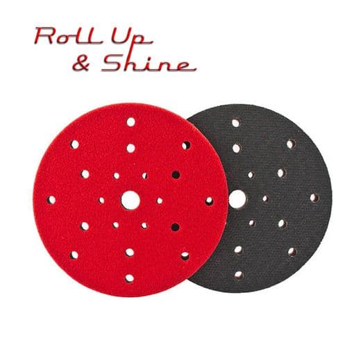 Flexipads Soft Foam Interface Pad 150mm, 15 Hole Cushion, Part Code 32722, Wetsanding, Orange Peel