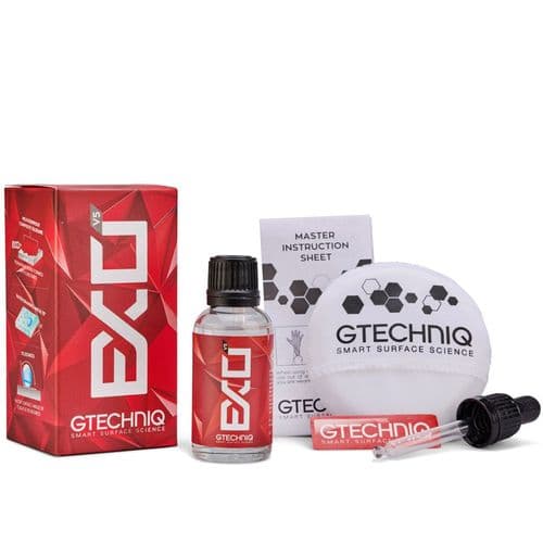 Gtechniq EXO V5 Hydrophobic Ceramic Coating Performance & Dirt Repellency 50ml
