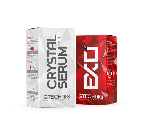 Gtechniq EXOv5 Ultra Durable Coating 30ml and Crystal Serum Light 30ml