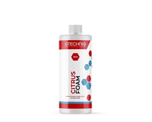 Gtechniq W4 Citrus Snow Foam 1L Removes Road Grime Easily, Coating Safe
