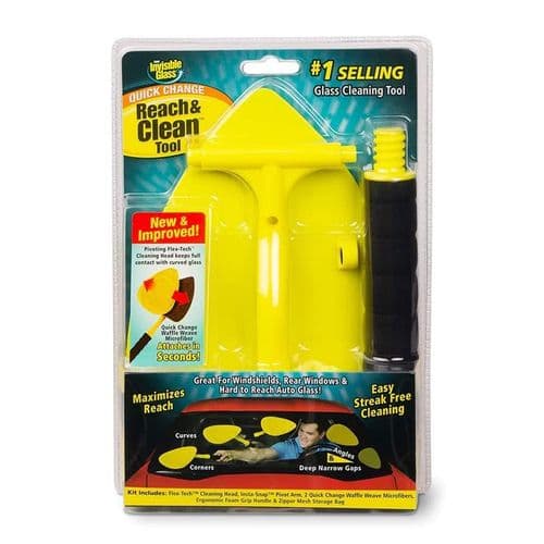 Invisible Glass Stoner Quick Change Reach & Clean Tool reach into tight spaces, corners