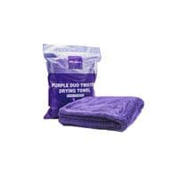 Maxshine Duo Twisted Drying Towel 1200GSM – Purple Size: 60x90cm Soft, Long Pile