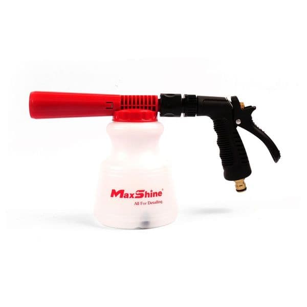 Maxshine Hose Foam Gun Mixes Soap, Air & Running Water To Create Foamy Suds Attach To Garden Hose