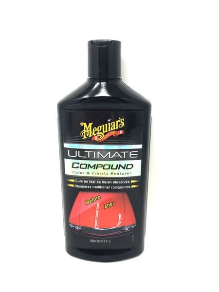 Meguiar's Ultimate Compound 450ml,  Stubborn Oxidation, Stains, Bird Droppings Blemishes