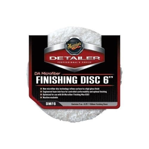 Meguiars DA Microfiber Finishing Discs 150mm / 6 Inches - 1 Pack of 2